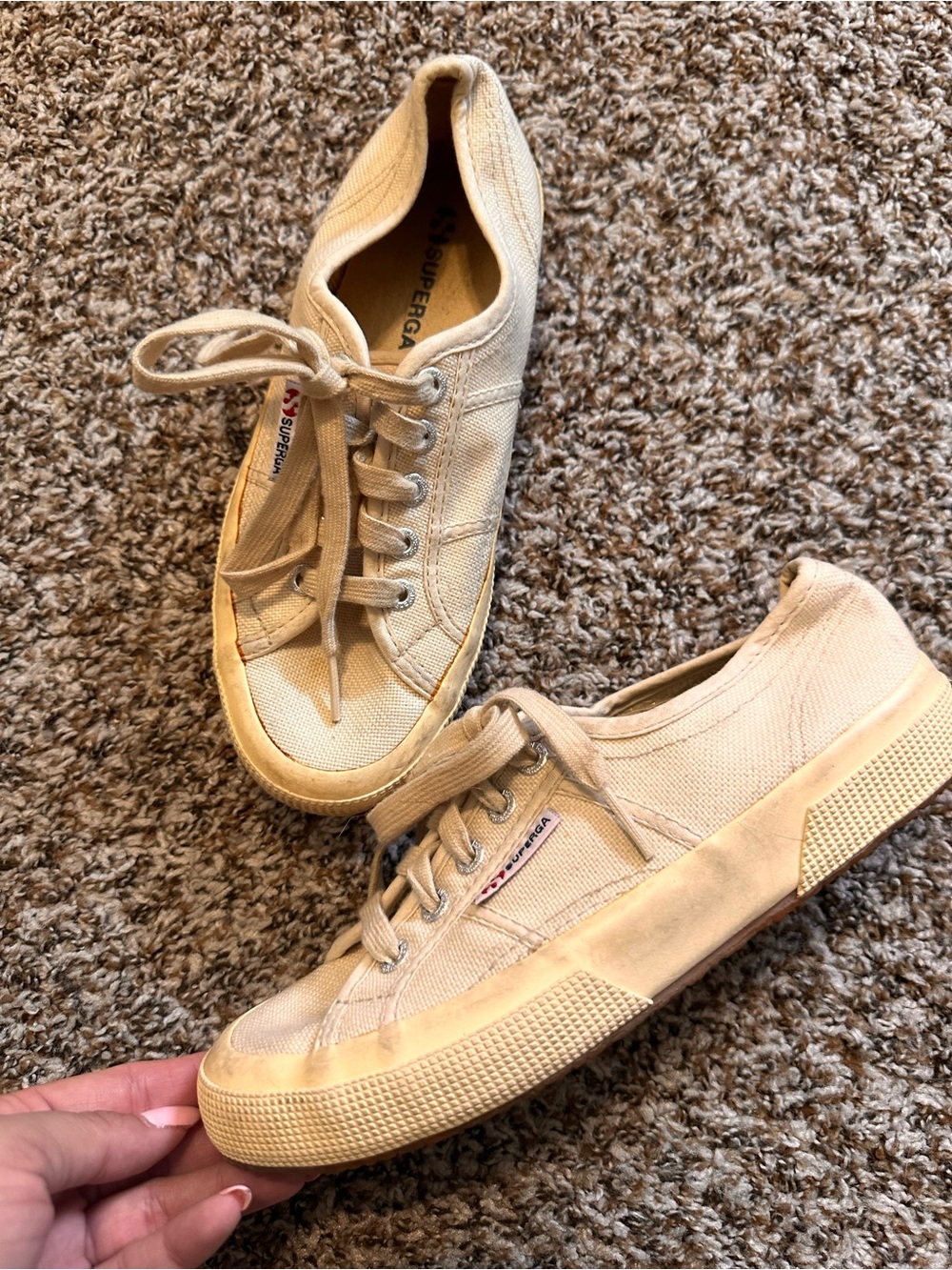 Superga women’s Canvas Sneakers in Beige